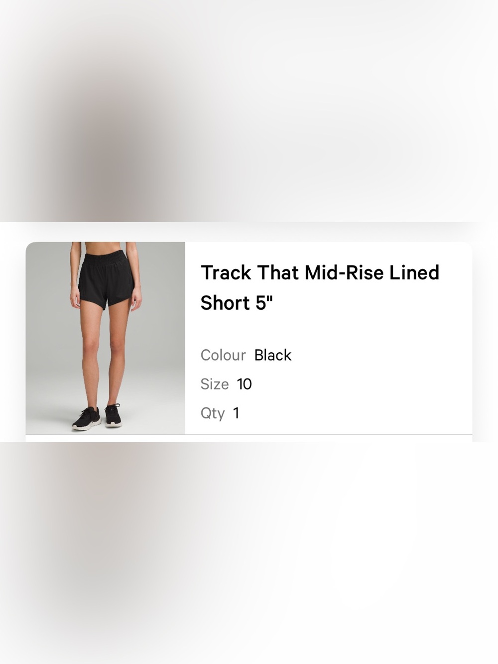 Lululemon Track That Mid-Rise Lined Short 5" Size 10 - Picture 10 of 10
